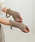 UNFIL�i�A���t�B���j�́uUNFIL �A���t�B�� / cashmere chunky ribbed-knit fingerless gloves �J�V�~����� �`�����L�[���u�j�b�g �t�B���K�[���X�O���[�u �A�[���E�H�[�}�[ / WHFL-UW145�i��܁j�v�b���C�g�u���E��
