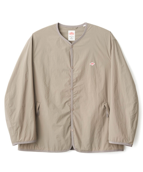 【DANTON】ダントン　ノーカラージャケット　ベージュ　M クリーニング済 楽天市場】2025春夏新作 ダントン DANTON インサレーション