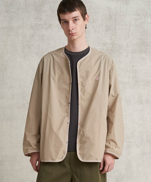 DANTON（ダントン）の「MEN'S NYLON TUSSER COLLARLESS JACKET（ノー