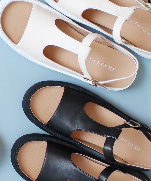 MOHI（モヒ）の「MOHI / 8029-1 / Tストラップサンダル（サンダル・レディース・アイボリー/ブラック・39/38/36/37）」の11枚目の写真