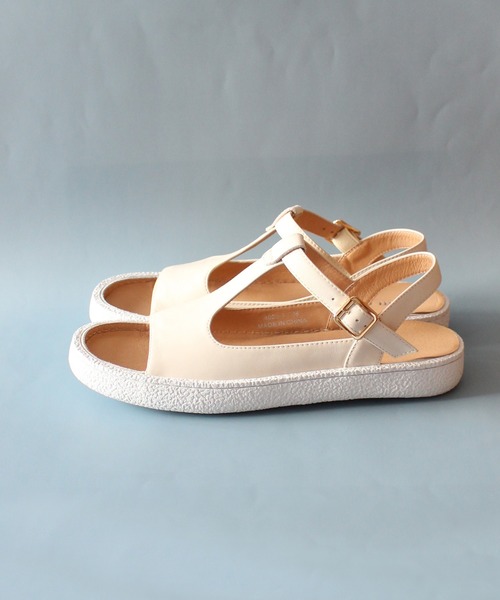 MOHI（モヒ）の「MOHI / 8029-1 / Tストラップサンダル（サンダル・レディース・アイボリー/ブラック・39/38/36/37）」の12枚目の写真