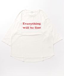 Lugnoncure | カラーロゴ七分袖Tシャツ(Tシャツ/カットソー)