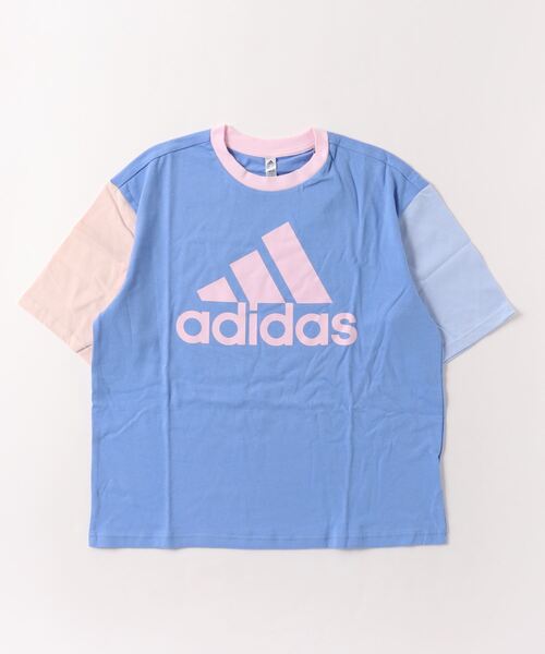 adidas（アディダス）の「アディダス adidas エッセンシャルズ ビッグロゴTシャツ（Tシャツ/カットソー・レディース・グレー/ピンク/ネイビー・S/M/L/XL）」の3枚目の写真