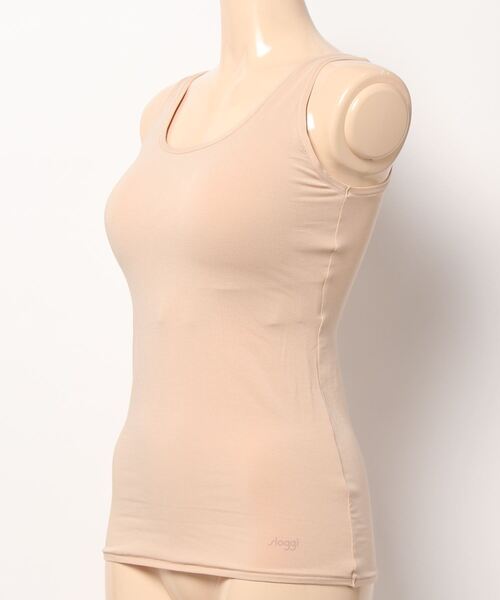 Sloggi（スロギー）の「スロギー ゴー オールラウンド カップ付きトップ2 ラージ【LL-3Lサイズ】sloggi Go Allround Shirt 02 Large JX（キャミソール・レディース・ブラック/オレンジ/ベージュ/ブルー/エメラルド/ネイビー/ライトパープル/ナチュラル・XL）」の19枚目の写真