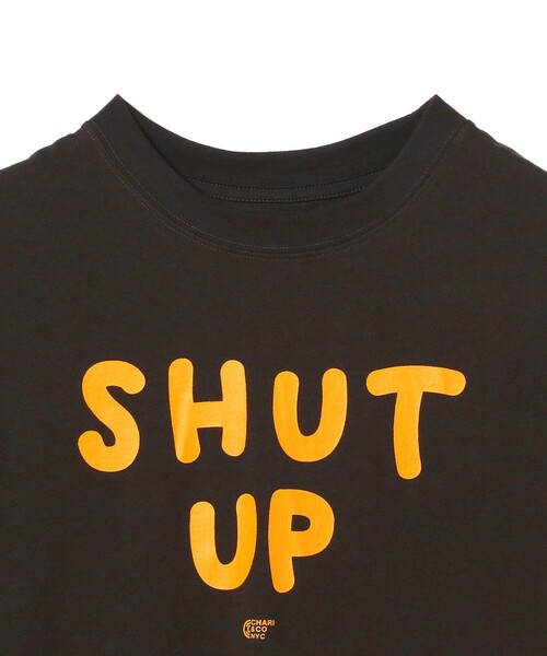 CHARI&CO(チャリアンドコー)の「CHARI&CO / SHUT UP PHYSICAL TEE(Tシャツ/カットソー・メンズ・ブラック・L/S/M/XL)」の3枚目の写真