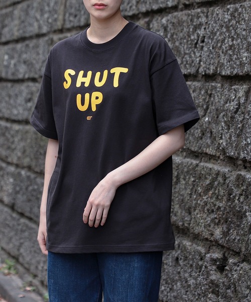 CHARI&CO(チャリアンドコー)の「CHARI&CO / SHUT UP PHYSICAL TEE(Tシャツ/カットソー・メンズ・ブラック・L/S/M/XL)」の9枚目の写真