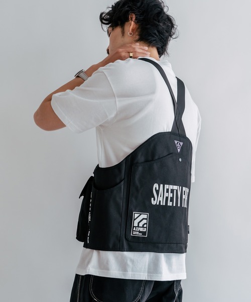 DEVICE(デバイス)の「DEVICE×A.T.FIELD コーデュラ バックパック ミリタリー ハンティング ベスト(ベスト・メンズ・パープル/レッド・FREE)」の18枚目の写真