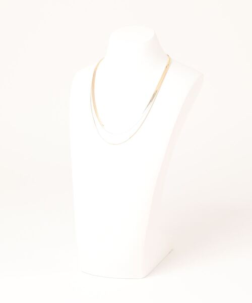 COLONY 2139（コロニートゥーワンスリーナイン）の「2連スネークチェーンネックレス（ネックレス・レディース・ゴールド/シルバー・FREE）」の10枚目の写真