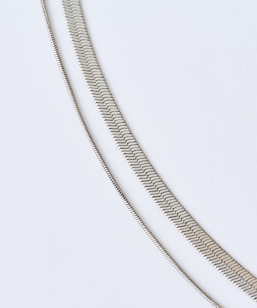 COLONY 2139（コロニートゥーワンスリーナイン）の「2連スネークチェーンネックレス（ネックレス・レディース・ゴールド/シルバー・FREE）」の6枚目の写真