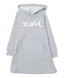X-girl Stages | LOGO BASIC HOODED DRESS(12M～3T)(ワンピース)