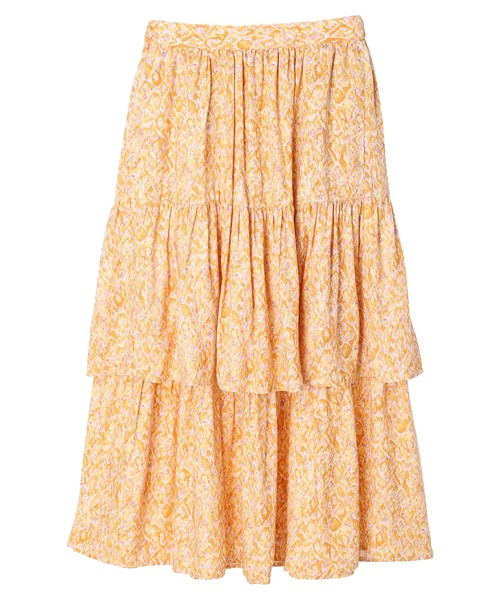 AMERICAN HOLIC（アメリカンホリック）の「ティアードエスニックプリントスカート（スカート・レディース・オレンジ/ブルー・L/M）」の12枚目の写真