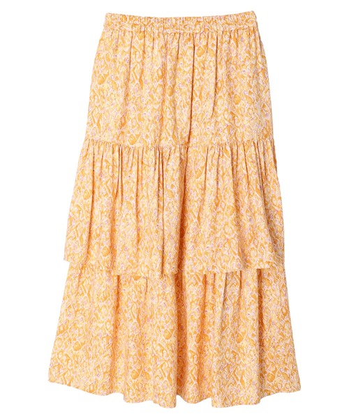 AMERICAN HOLIC（アメリカンホリック）の「ティアードエスニックプリントスカート（スカート・レディース・オレンジ/ブルー・L/M）」の13枚目の写真