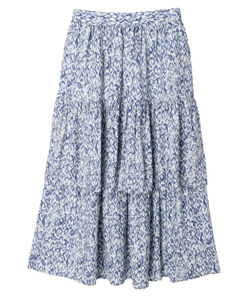 AMERICAN HOLIC（アメリカンホリック）の「ティアードエスニックプリントスカート（スカート・レディース・オレンジ/ブルー・L/M）」の20枚目の写真