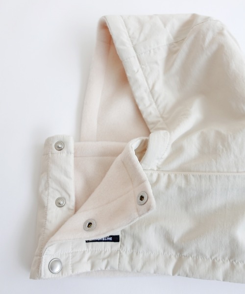 ARCH & LINE（アーチアンドライン）の「リサイクルナイロンフード付きネックウォーマー FLEECE SNOODIE（ネックウォーマー/スヌード・キッズ・ブラウン/イエロー/クリーム/ブラック・L/M）」の10枚目の写真