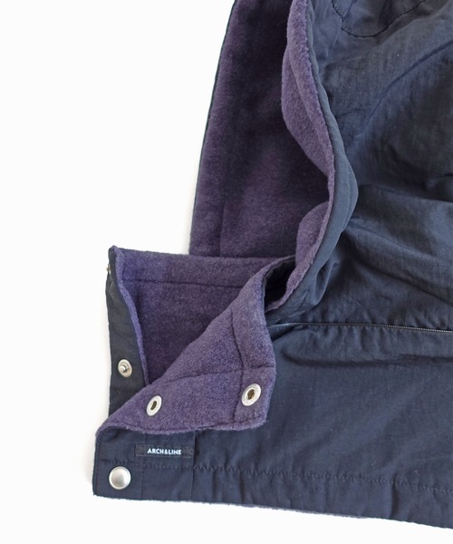 ARCH & LINE（アーチアンドライン）の「リサイクルナイロンフード付きネックウォーマー FLEECE SNOODIE（ネックウォーマー/スヌード・キッズ・ブラウン/イエロー/クリーム/ブラック・L/M）」の13枚目の写真
