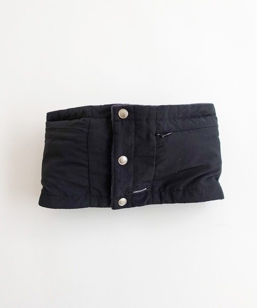 ARCH & LINE（アーチアンドライン）の「リサイクルナイロンフード付きネックウォーマー FLEECE SNOODIE（ネックウォーマー/スヌード・キッズ・ブラウン/イエロー/クリーム/ブラック・L/M）」の14枚目の写真