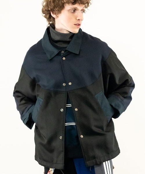 masterkey(マスターキー)の「mj9242-NORDIC シャツジャケット(その他アウター・メンズ・カーキ/ブラック・1/2)」の2枚目の写真