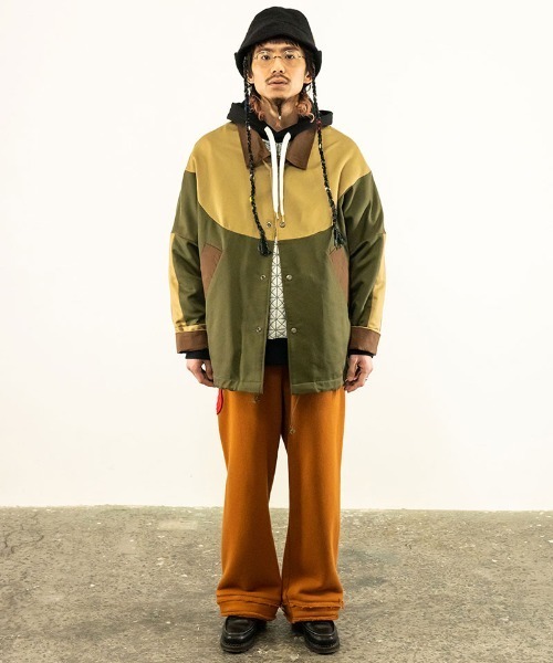masterkey(マスターキー)の「mj9242-NORDIC シャツジャケット(その他アウター・メンズ・カーキ/ブラック・1/2)」の6枚目の写真