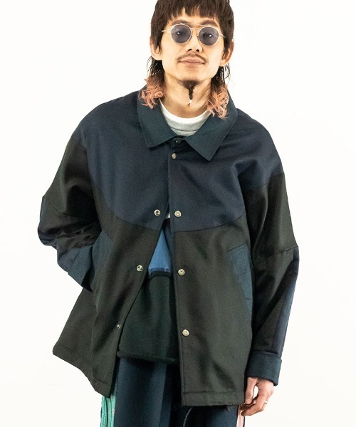 masterkey(マスターキー)の「mj9242-NORDIC シャツジャケット(その他アウター・メンズ・カーキ/ブラック・1/2)」の9枚目の写真