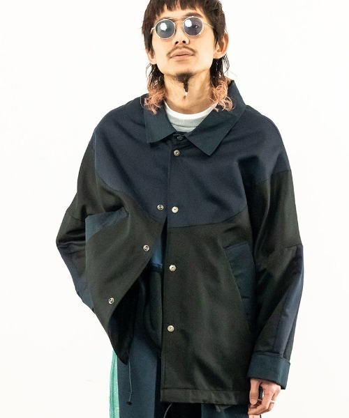 masterkey(マスターキー)の「mj9242-NORDIC シャツジャケット(その他アウター・メンズ・カーキ/ブラック・1/2)」の10枚目の写真