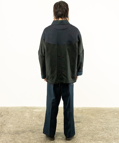 masterkey(マスターキー)の「mj9242-NORDIC シャツジャケット(その他アウター・メンズ・カーキ/ブラック・1/2)」の14枚目の写真