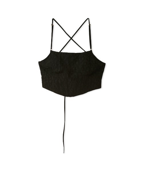 LILY BROWN(リリーブラウン)の「【LILY BROWN Lingerie】ビスチェ / コルセット風レースアップ(ベスト・レディース・ブラック/ブラウン・SMALL/MEDIUM)」の8枚目の写真