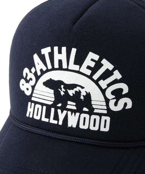 coen（コーエン）の「プリントメッシュキャップ§（キャップ・レディース・ワインレッド/ネイビー・フリー）」の5枚目の写真