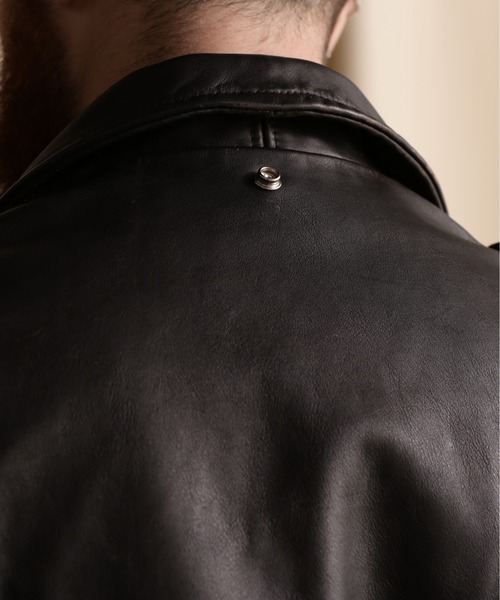 schott（ショット）の「【110周年限定】Schott/ショット/ONE STAR RIDERS 110TH LIMITED/ワンスターライダース（ライダースジャケット・メンズ・ブラック・36/38/40/42）」の12枚目の写真