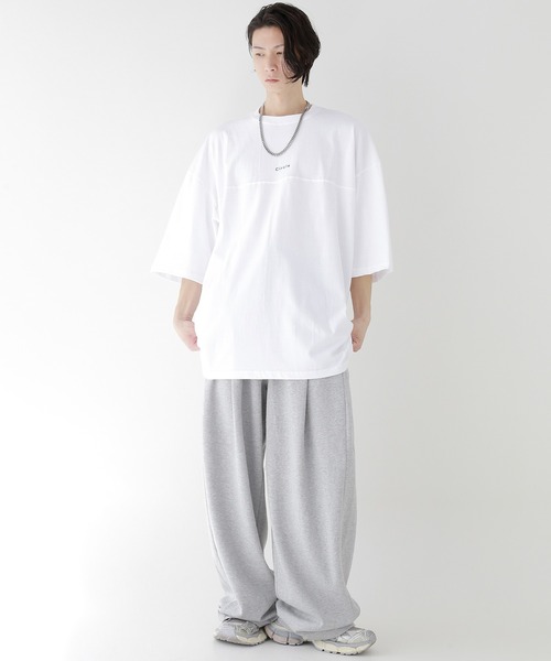 minsobi(ミンソビ)の「グラデーションサークルT ビッグシルエット半袖カットソー(Tシャツ/カットソー・メンズ・ブラック/ホワイト・FREE)」の21枚目の写真