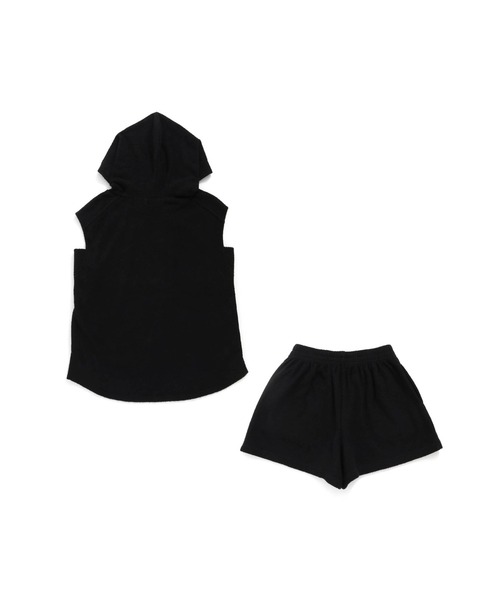 SISTER JENNI（SISTER JENNI）の「ロゴテープパイルセットアップ（タンクトップ・キッズ・オフホワイト/ブラック・130cm/160cm/140cm/150cm）」の11枚目の写真