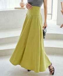 KOBE LETTUCE | ハイウエストフレアマキシスカート(スカート)