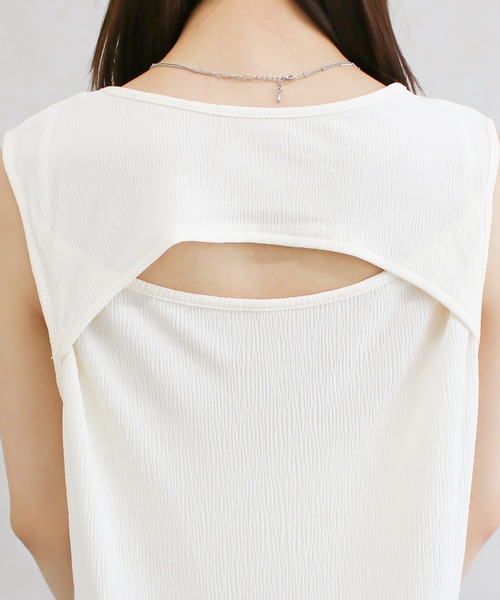 Social GIRL(ソーシャルガール)の「バックオープンリブワンピース(ワンピース・レディース・ブラック/グレイッシュベージュ/アイボリー/ブルー・M)」の18枚目の写真