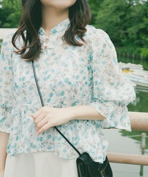 kutir | 【クティールとレトロ】チャイナジャガードブラウス(シャツ/ブラウス)