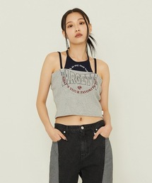 【TARGETTO 】レイヤード ホルターネック スリーブレス / LAYERED HALTERNECK SLEEVELESS