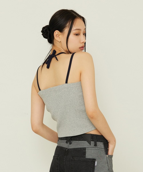 HALTER NECK LAYERED T-SHIRT / ホルターネックレイヤードTシャツ main image 0