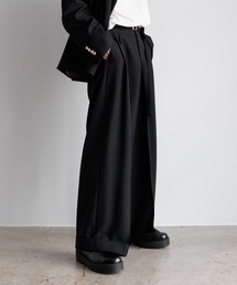 CASPER JOHN | Belted volume slacks/ベルテッドボリュームスラックス(その他パンツ)