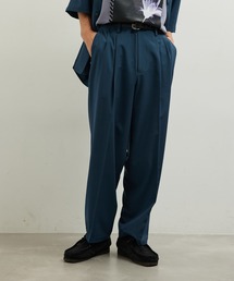 セットアップ対応 / エアリーストレッチタックワイドパンツ