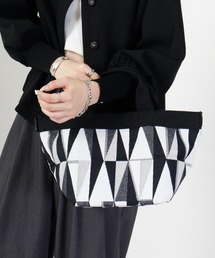 ROOTOTE パターンファブリックミニトートバッグ