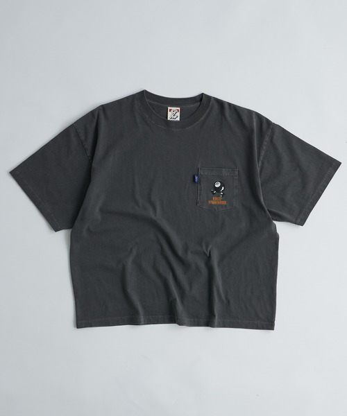 WHO'S WHO gallery(フーズフーギャラリー)の「COOPER FACTヘビーウェイトビリヤードロゴビッグポケTEE(Tシャツ/カットソー・レディース・ホワイト/チャコールグレー・FREE)」の10枚目の写真