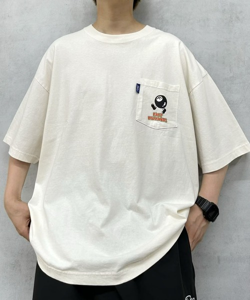 WHO'S WHO gallery(フーズフーギャラリー)の「COOPER FACTヘビーウェイトビリヤードロゴビッグポケTEE(Tシャツ/カットソー・レディース・ホワイト/チャコールグレー・FREE)」の17枚目の写真