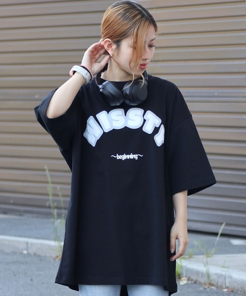 wissty(ウィスティー)の「wissty-ロゴT(Tシャツ/カットソー・メンズ・ホワイト系2/ブラック系2/ブラック/ホワイト・M/L)」の17枚目の写真
