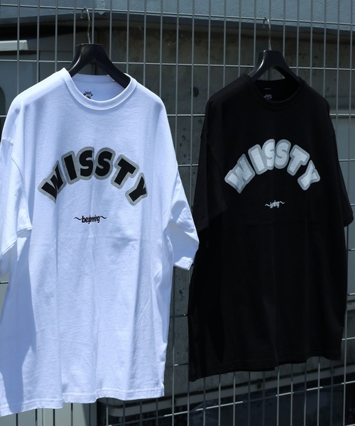 wissty(ウィスティー)の「wissty-ロゴT(Tシャツ/カットソー・メンズ・ホワイト系2/ブラック系2/ブラック/ホワイト・M/L)」の12枚目の写真
