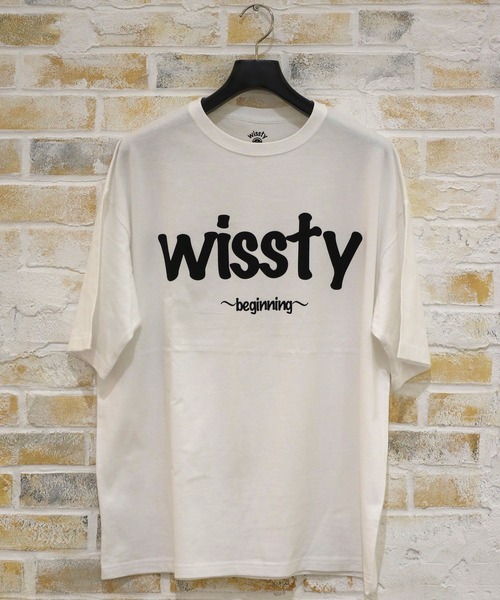 wissty(ウィスティー)の「wissty-ロゴT(Tシャツ/カットソー・メンズ・ホワイト系2/ブラック系2/ブラック/ホワイト・M/L)」の22枚目の写真