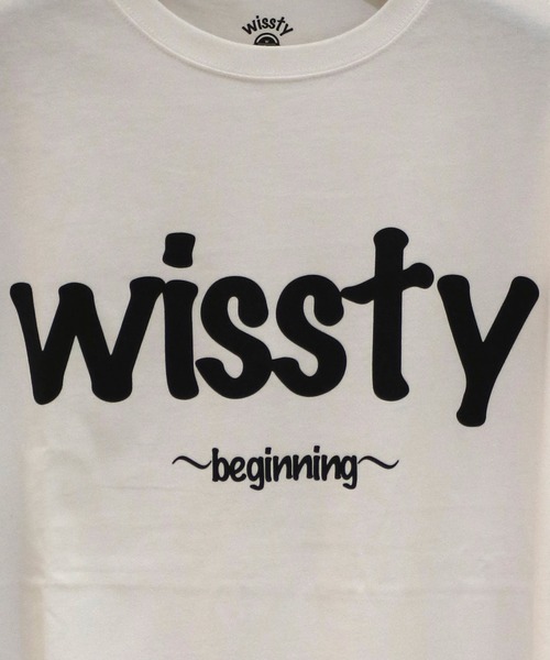 wissty(ウィスティー)の「wissty-ロゴT(Tシャツ/カットソー・メンズ・ホワイト系2/ブラック系2/ブラック/ホワイト・M/L)」の18枚目の写真