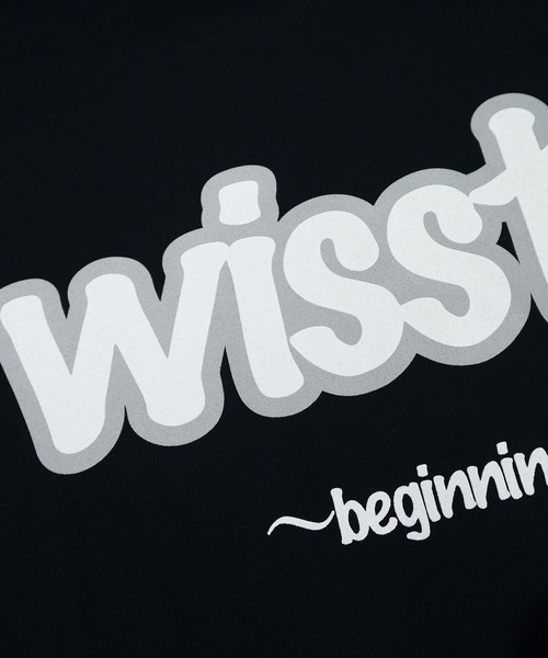 wissty(ウィスティー)の「wissty-ロゴT(Tシャツ/カットソー・メンズ・ホワイト系2/ブラック系2/ブラック/ホワイト・M/L)」の8枚目の写真