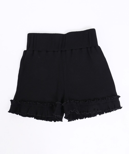 PHILLY（フィリー）の「フリルリブショートパンツ（その他パンツ・レディース・ブラック/グレー・FREE）」の3枚目の写真