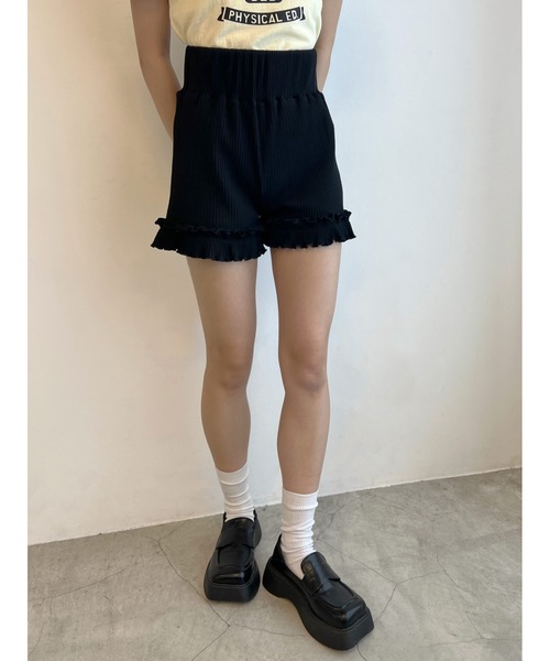 PHILLY（フィリー）の「フリルリブショートパンツ（その他パンツ・レディース・ブラック/グレー・FREE）」の14枚目の写真