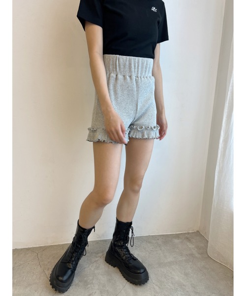 フリルリブショートパンツ（その他パンツ）｜PHILLY（フィリー