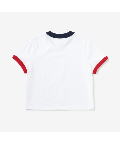 tommy jeans(トミー ジーンズ)の「バッジロゴリンガーTシャツ(Tシャツ/カットソー・レディース・ホワイト/ピンク・MEDIUM/SMALL/X-SMALL)」の15枚目の写真
