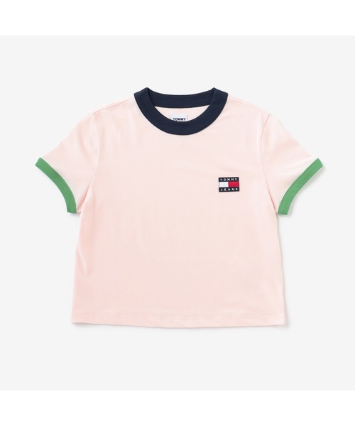tommy jeans（トミー ジーンズ）の「バッジロゴリンガーTシャツ
